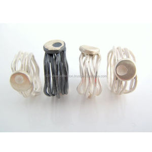 Bague en argent Sterling, Design simple, populaire et minimaliste, vente en gros d'usine - Product Image 2