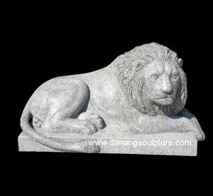Sculpture en pierre d'aigle DSF-T050 sculpté à la main Statue d'animal de style oriental pour décoration de jardin intérieur extérieur disponible granit de marbre - Product Image 2