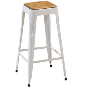 Tabouret de bar moderne en fer industriel et fantaisie pour la maison salon jardin ferme-fabriqué par exportateur de métaux - Product Image 2