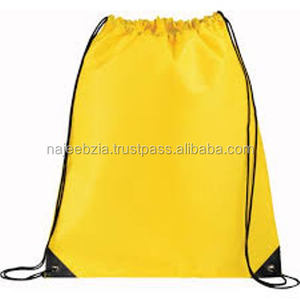Colorful logo Printed Promotional Cheap Sport Drawstring Bag - Product Image 2