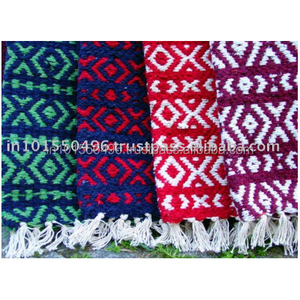 Navajo Couverture Acrylique & Coton Double Armure Argentine Tapis de Selle 31x47 Polo Accessoire de Selle - Product Image 3