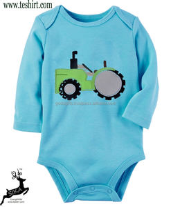 เสื้อผ้าเด็กทุกเพศสำหรับฤดูใบไม้ผลิชุดรอมเปอร์ผ้าฝ้ายชุดวันซี่ - Product Image 2