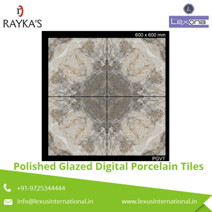 Carreaux de sol modernes classiques en porcelaine polie en vrac pour chambre à coucher prix de gros pour murs intérieurs 600X600MM - Product Image 3
