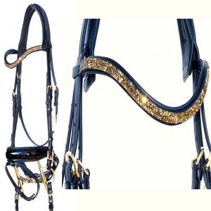 Brida de Caballo de Cristal Dorado, Brida de Caballo de Cristal Inteligente Multifuncional - Product Image 1