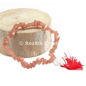 อินเดียพีชมูนสโตนชิปพลังงานสร้อยข้อมือ - Product Image 1