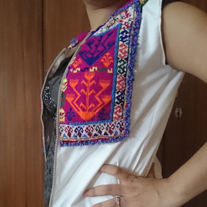 Diseñador indio Espejo Bordado Trabajo Elegante Vintage Banjara Falda - Product Image 1