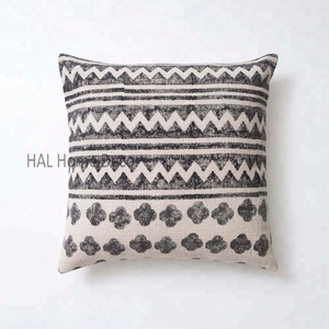 Funda de cojín personalizada para decoración del hogar, protector de almohada impreso de bloque indio, venta al por mayor - Product Image 1