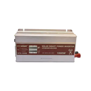 Suoer שמש כוח שונה סינוס גל מהפך <span class=keywords><strong>24v</strong></span> <span class=keywords><strong>220v</strong></span> מהפך 60hz 1kw - Product Image 1