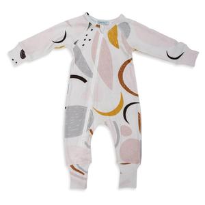 100% algodón orgánico ropa de bebé recién nacido Ropa Zipsuit - Product Image 1