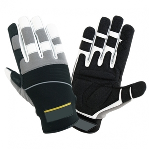 Guantes de Seguridad Resistentes a Impactos y Vibraciones para Trabajos Mecánicos, Construcción, Mantenimiento Industrial y Herramientas Pesadas - Product Image 1