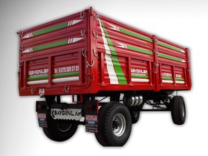 Ferme Tracteur Remorque De La Turquie 6 tonnes Arrière Basculement Mécanicien De Frein S-37 Acier Ferme Tracteur Remorque - Product Image 5