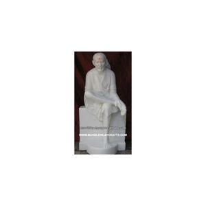 Excellent Quality Marble Sai Baba Statue - Product Image 1