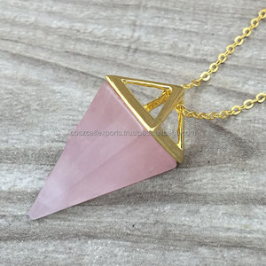 ปิรามิดรูปร่างจี้เครื่องประดับแฟชั่นการปรับแต่งเครื่องประดับสร้อยคอจี้และเสน่ห์พลอย - Product Image 2