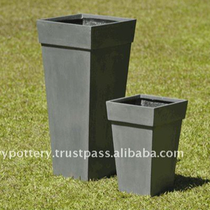 Ecova Pots-macetas de fibra de vidrio para jardín, macetas de fibra de vidrio, ligeras, duraderas - Product Image 1