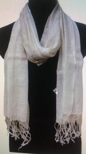 ผ้าพันคอแฟชั่นสตรีฤดูใบไม้ร่วงผ้าวิสโคสความยาวปานกลาง - Product Image 5