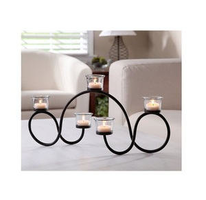 Nuevo diseño de candelabros de boda con forma de corazón, centro de mesa para decoración del hogar, decoración de oficina, decoración de boda - Product Image 2