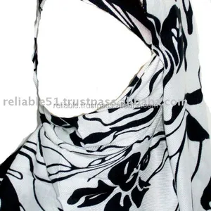 Хиджаб из пашмины с принтом по низкой цене