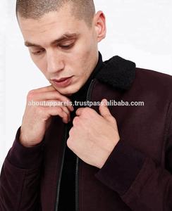 เสื้อแจ็กเก็ตนักบินแบบเต็มตัวทำจากผ้าฝ้ายทอลายทแยงกันลมเป็นมิตรกับสิ่งแวดล้อมผลิตตามสั่งสำหรับฤดูหนาว - Product Image 3