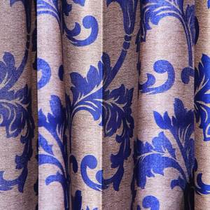 <b>Blue</b> Floral Printed Door Floral Printed <b>Curtain</b> Window Cotton <b>Curtain</b> - Product Image 3