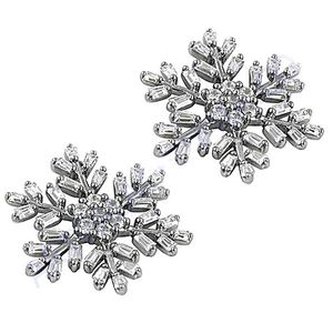 Versatile Compact <b>Studs</b> Pretty Ice <b>Crystals</b> Design Cubic Zircon 925 Solid Sterling Silver High Quality <b>Earring</b> Jewellery - Product Image 1