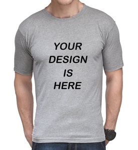 Tùy Chỉnh Người Đàn Ông Của Crew Neckshort Tay Áo T-Shirt 100% Cotton Với Lụa Màn Hình In Ấn Biểu Tượng Tùy Chỉnh Áo Thun OEM Nhà Sản Xuất - Product Image 5