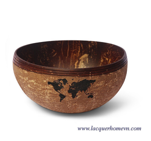 Natural Inside Outside Real <b>Coconut</b> <b>Shell</b> Bowls from Vietnam - Product Image 3