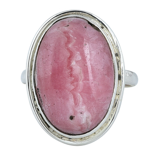 Mejor calidad hecho a mano 18K oro plata esterlina 925 piedra preciosa Rodocrosita anillo indio boda joyería para mujeres - Product Image 1