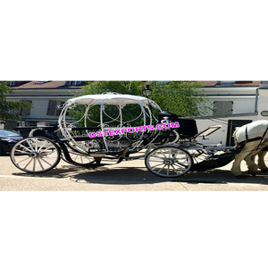 Carruaje de caballos de la Cenicienta, juguete de lujo para bodas, Buggy de la Cenicienta - Product Image 1