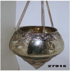 Photophore votif en verre suspendu antique au design unique personnalisé en gros - Product Image 2