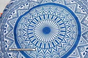 Housse de coussin de sol en coton mandala, coussin, pouf, imperméable, décoration d'intérieur, plusieurs couleurs, par des consignateurs indiens - Product Image 5