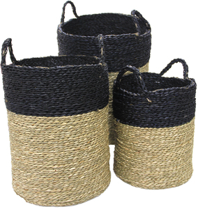 Giá Rẻ Giá rơm cỏ biển giỏ handmade Craft dệt giỏ cho quần áo lưu trữ bán buôn giặt cản trở sản xuất tại Việt Nam - Product Image 6