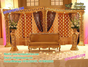 Decoración de Escenario Impresionante para Bodas, Decoración de Escenario para Bodas Indias, Espectacular Decoración de Escenario para Bodas - Product Image 6