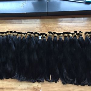 Vendeurs de faisceaux de cheveux en vrac Cheveux humains naturels soyeux et droits Cheveux alignés sur les cuticules - Product Image 5