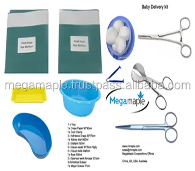 MM99 Hospital uso bebé entrega kit quirúrgico estéril
