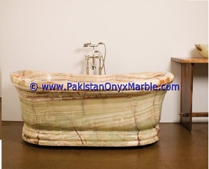 Baignoire ovale autoportante en onyx Stone Revolutions pour la relaxation - Product Image 4