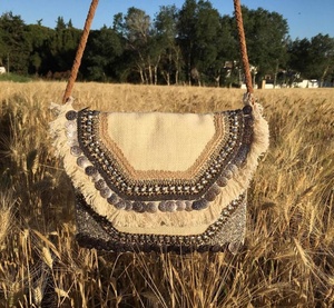 Sac à bandoulière élégant en jute écologique pour femmes - Product Image 6
