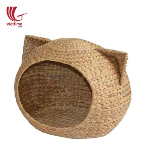 ที่นอนสัตว์เลี้ยง/บ้านสัตว์เลี้ยงสำหรับแมว ทำจากฟางผักตบชวา ขายส่ง - Product Image 4