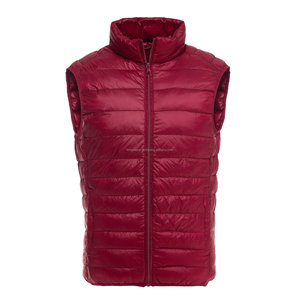 <b>Men's</b> Lightweight Winter Down Puffer <b>Vest</b> Bubble <b>Vest</b> Design - Product Image 1