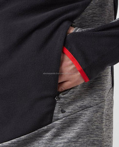 Vêtements de travail décontractés pour hommes, veste en polaire de coton noir, veste en cuir anti-boulochage de supermarché de style simple - Product Image 5