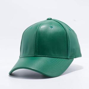 Gorra de Béisbol de Cuero Vintage Personalizada Namra Leather NL-CP63, Diseño Profesional Cómodo, Patrón Liso para Uso Casual al Aire Libre - Product Image 1