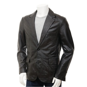 Trajes de negocios de otoño 2020, chaqueta de cuero de 2 botones de alta calidad, precio de fábrica de talla grande - Product Image 1