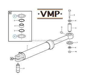 Sello de Goma VOE 11191489 para Camiones Articulados Volvo A25E A30E A35E A40E - Repuestos para Maquinaria de Construcción VMP - Product Image 5