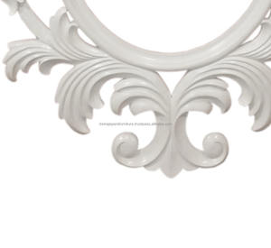 White Wooden Decorative <b>Mirror</b> Furniture - Product Image 5