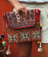 HUGE Ethnic Banjara Bag Old Recycled Traditional Indian Handmade Beaded Work