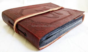 Da Tạp Chí với Om Thiết kế handmade dập nổi OM biểu tượng Da Nhật ký & viết và phản ánh kinh doanh, và sử dụng quảng cáo - Product Image 4