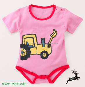 Service OEM Barboteuse Bébé Bambou Biologique Coton Offre Spéciale Enveloppe Col Manches Courtes Body Bouton Pression Direct Tirupur - Product Image 2