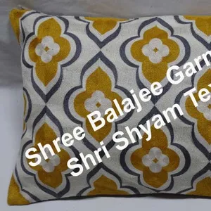 Dekoratif hint el yapımı Suzani kereste yastıklar atmak el işlemeli yastık kılıfı dekoratif kanepe yastık kılıfı Kantha yastık