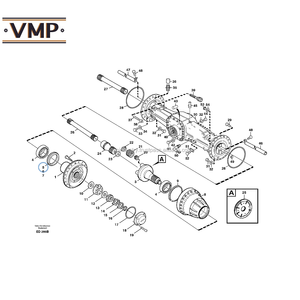 VOE11102533 - Joint d'étanchéité pour chargeuses sur pneus L90C, L90D, L110E, L120C, L120D, L120E, L150E, L150F, L150G, L150H - VMP - Product Image 3