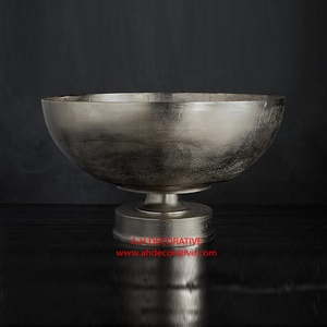 Cubo de hielo de aluminio para decoración de Bar y fiesta, mesa redonda, botellas de vino y cerveza, cubo enfriador de Metal EN LA Base - Product Image 1