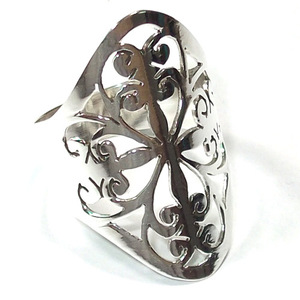 Bijoux en argent antique Bague en argent sterling pur Bijoux en gros - Product Image 6